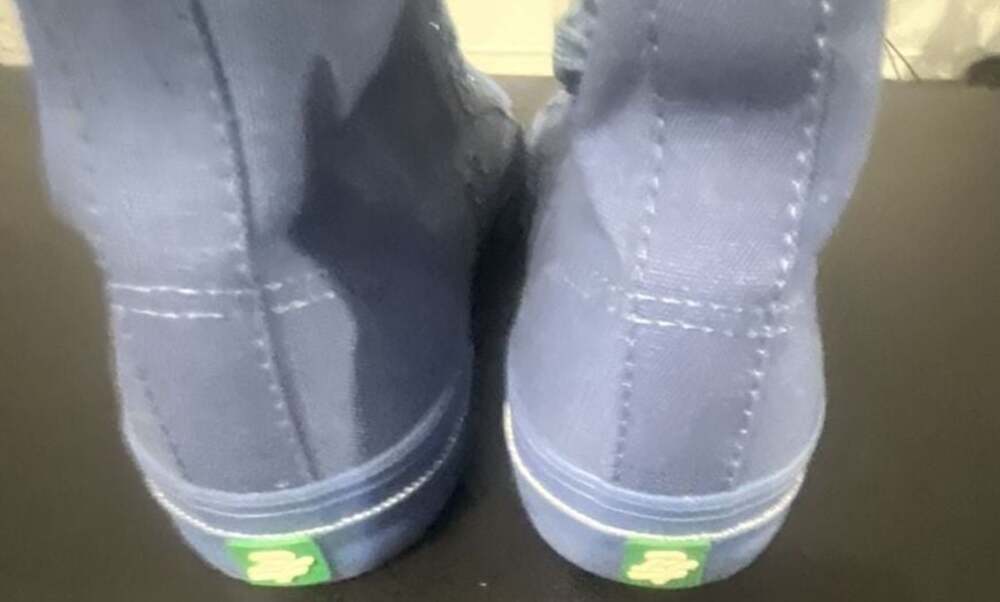 PF Flyers Center Hi Canvas High Top Sneakers Light Blue - Picture 5 of 8